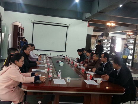 2015年元月8日共青團玉林市委書記陳天宇、共青團防城港市委書記李泰霖一行到我公司進行調(diào)研