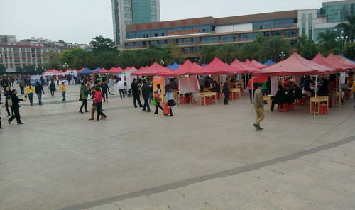 參加玉林市2015年“春風(fēng)行動(dòng)”企業(yè)用工大型招聘會(huì)