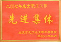 女職工工作先進(jìn)集體稱號