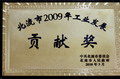 北流市2009年工業(yè)發(fā)展貢獻(xiàn)獎