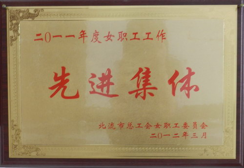 2011年度女職工工作“先進(jìn)集體”